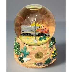 LIONEL - SNOWGLOBE #2280 SANTA FE Railroad train - RARE VINTAGE - NICE!!